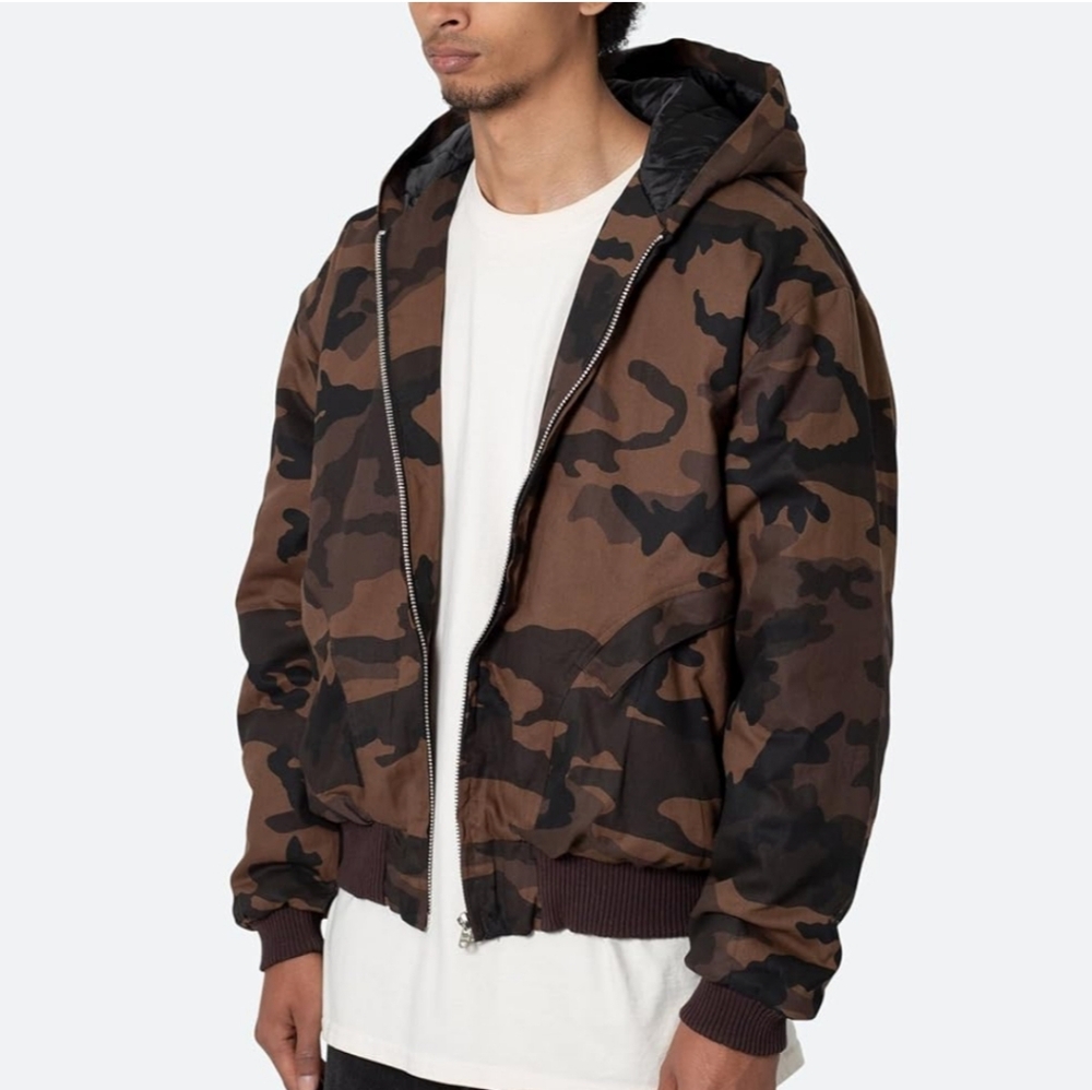 Men's Camouflage Bomber Jacket